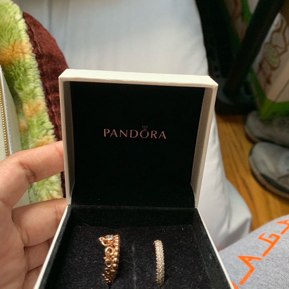 Pandora Rings size 7 (Rose Gold)